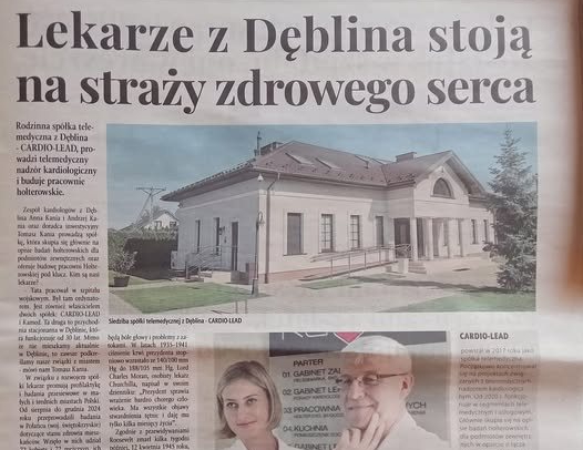 Opis w gazecie
